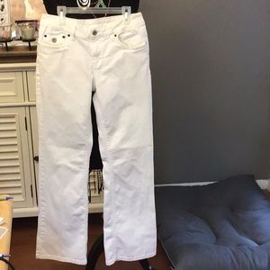 ☘️2/$10☘️Faded Glory Jeans white organic cotton